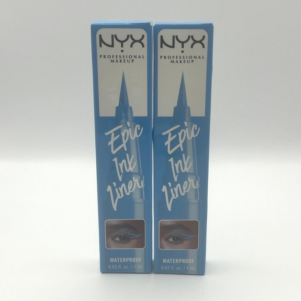 NYX Epic Ink Liner Vintage Baby EIL08 Waterproof Liquid Eyeliner Lot 2